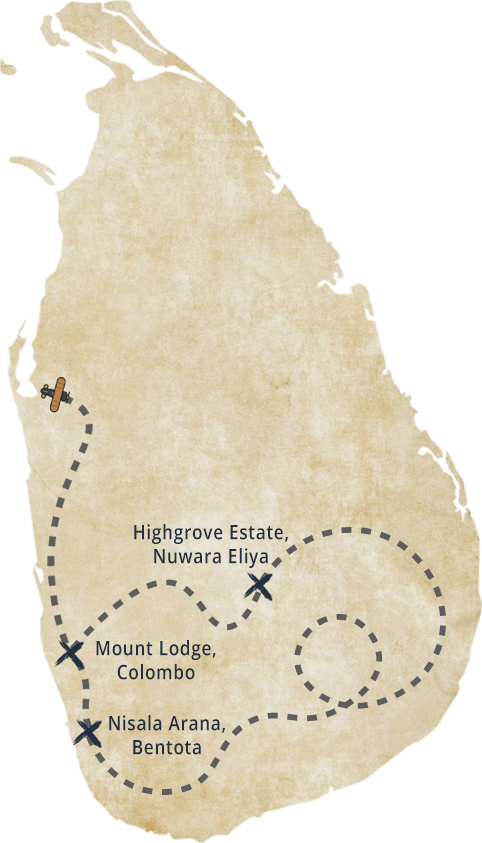 Nisala Arana Sri Lanka Map