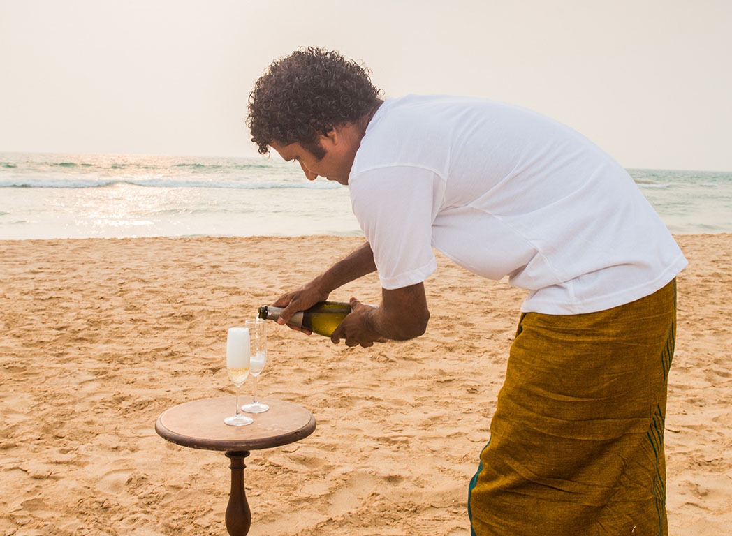 Dining at the Beach with Nisala Arana